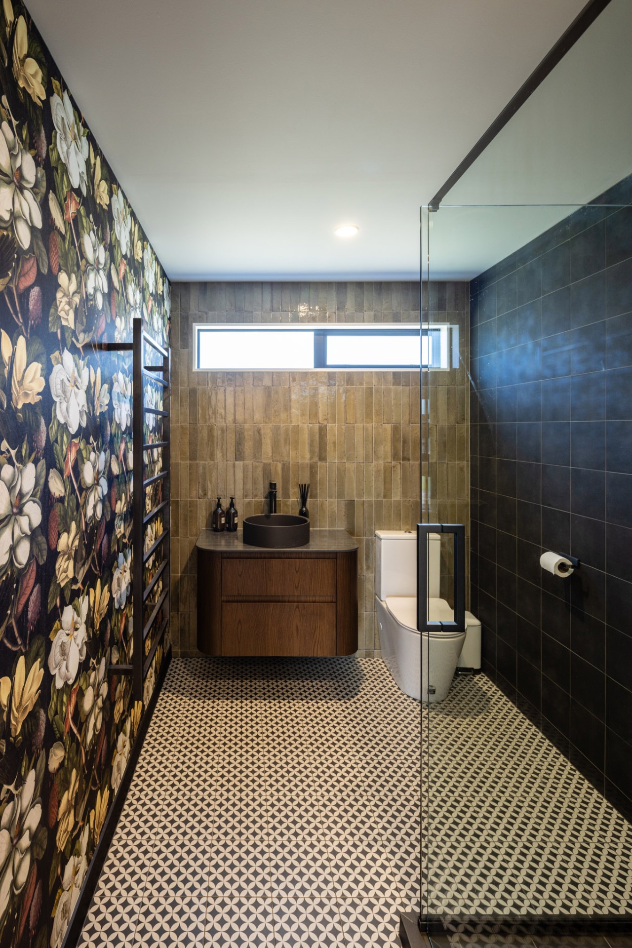 Shared family bathroom at Whakahā